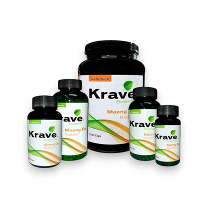 Krave White Thai Kratom Capsules